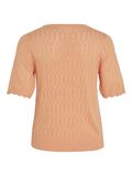 Vila SHORT SLEEVED KNITTED TOP, Shell Coral, highres - 14094926_ShellCoral_1093763_002.jpg