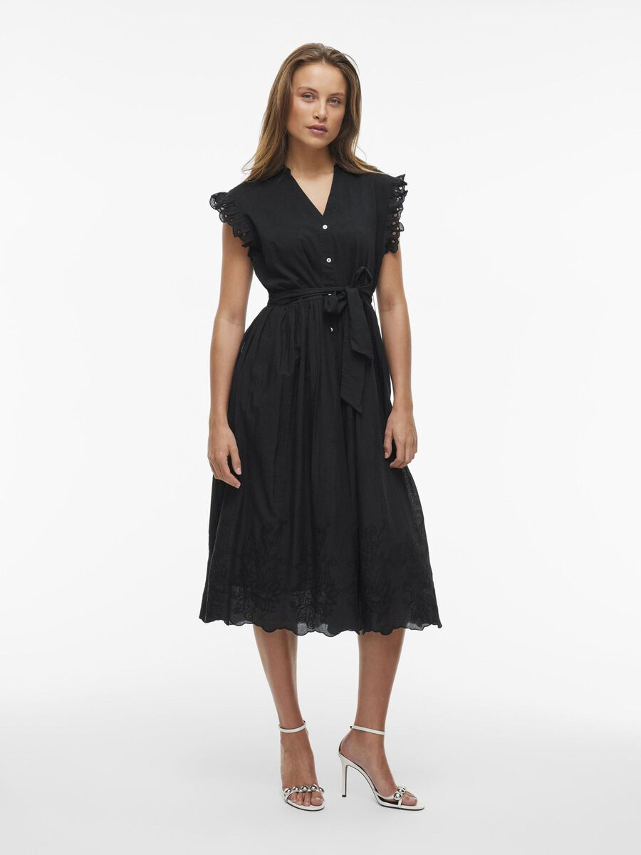 VILA SANS MANCHES ROBE MI-LONGUE, Black Beauty, highres - 14105143_BlackBeauty_003.jpg