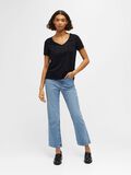 OBJECT V-HALS T-SHIRT, Black, highres - 23023816_Black_005.jpg
