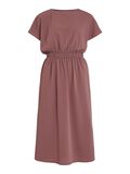 VILA SHORT SLEEVED MIDI DRESS, Rose Brown, highres - 14103262_RoseBrown_001.jpg