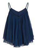 Product image thumbnail - VIFALIA V-NECK STRAP TOP, Navy Blazer | 6