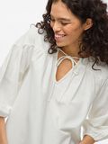 VILA V-NECK 3/4 SLEEVED TOP, Snow White, highres - 14104795_SnowWhite_006.jpg