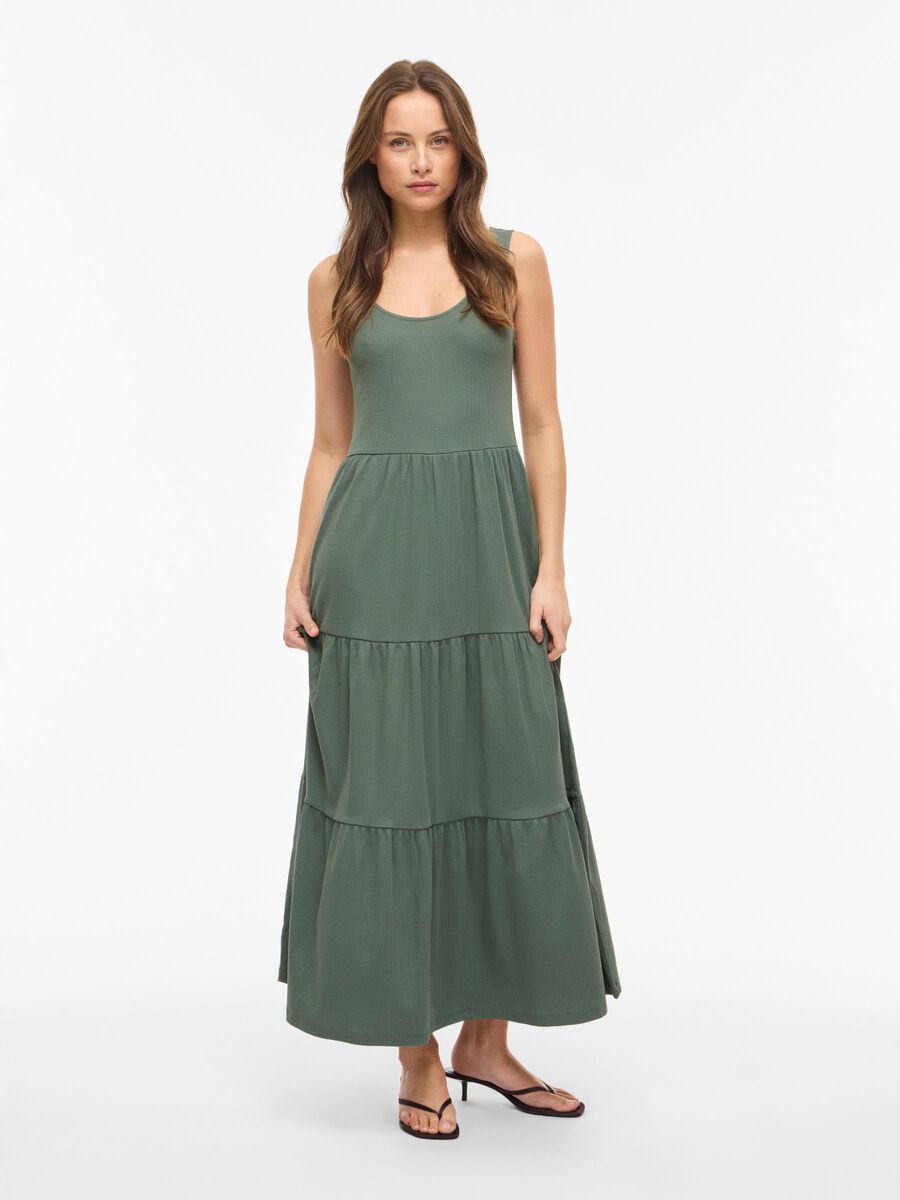 Product carousel image - VIHOLLIE SLEEVELESS MAXI DRESS, Laurel Wreath | 1