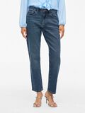VILA VIALICE MID-WAIST STRAIGHT FIT JEANS, Medium Blue Denim, highres - 14108891_MediumBlueDenim_003.jpg