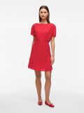 VILA SHORT SLEEVED SHORT DRESS, Racing Red, highres - 14109721_RacingRed_005.jpg