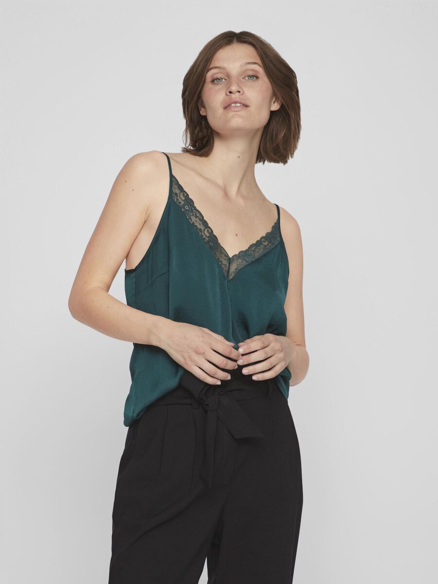 Vila LACE DETAILED STRAP TOP, Ponderosa Pine, highres - 14084535_PonderosaPine_003.jpg