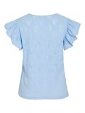 VILA VIKARLA V-HALS TOP MET KAPMOUWEN, Kentucky Blue, highres - 14114869_KentuckyBlue_002.jpg