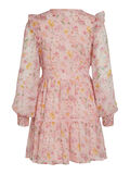 VILA LONG-SLEEVED SHORT DRESS, Misty Rose, highres - 14084716_MistyRose_1018520_002.jpg
