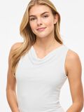 Product image thumbnail - VIKENZA WATERFALL SLEEVELESS TOP, Optical Snow | 3