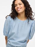 VILA VIALINIA ROUND NECK SHORT SLEEVED TOP, Kentucky Blue, highres - 14106829_KentuckyBlue_006.jpg
