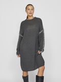 VILA VICHOCA LÅNG ÄRM STICKAD KLÄNNING, Dark Grey, highres - 14101301_DarkGrey_1161790_003.jpg