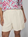 Vila CURVE – HØY MIDJE SHORTS, Natural Melange, highres - 14085128_NaturalMelange_006.jpg