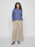 VILA ROUND NECK SWEATSHIRT, Bijou Blue, highres - 14098898_BijouBlue_005.jpg