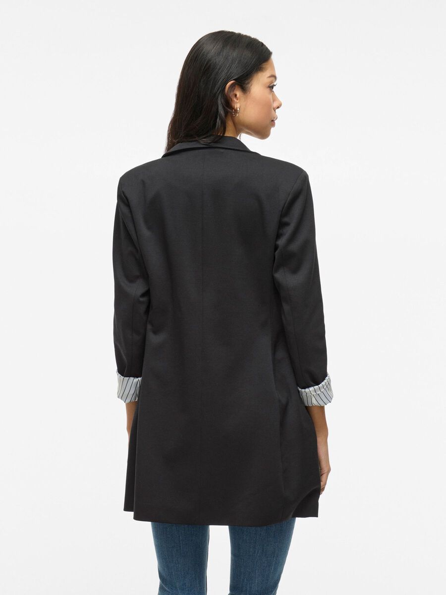 VILA LANG JERSEY BLAZER, Black, highres - 14109501_Black_004.jpg