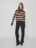 Vila STRIPED KNITTED PULLOVER, Shaved Chocolate, highres - 14091615_ShavedChocolate_1076506_005.jpg
