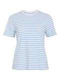 VILA ROUND NECK T-SHIRT, Blissful Blue, highres - 14107264_BlissfulBlue_1188101_001.jpg