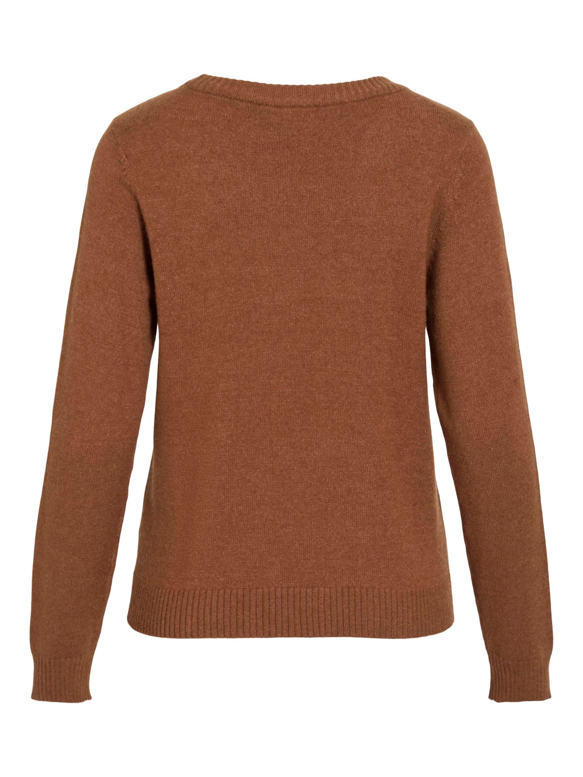 Carousel image - VIRIL ROUND NECK KNITTED PULLOVER, Argan Oil | 6