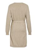 VILA BELTED SHORT KNITTED DRESS, Natural Melange, highres - 14094186_NaturalMelange_002.jpg