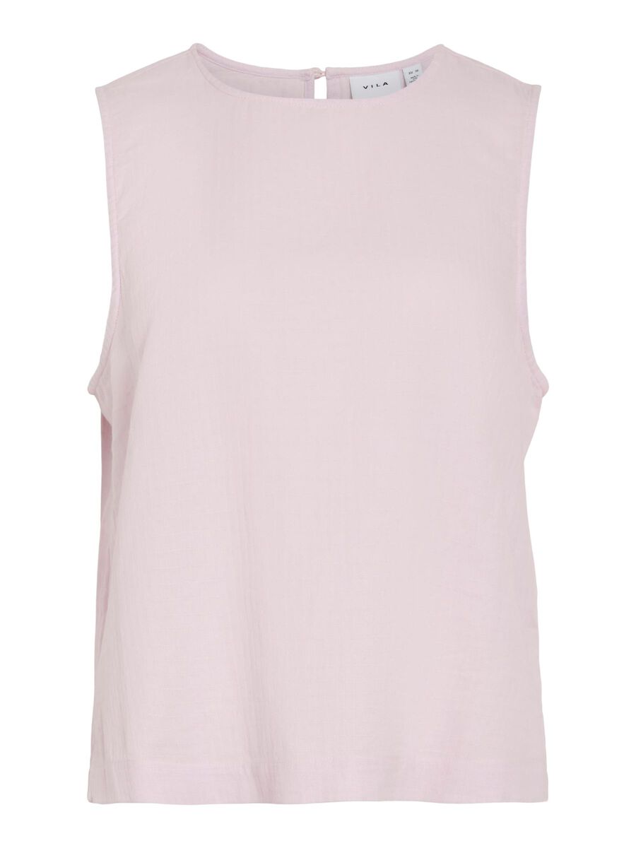VILA ROUND NECK SLEEVELESS TOP, Winsome Orchid, highres - 14105425_WinsomeOrchid_001.jpg