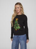 Vila CHRISTMAS SEQUINS KNITTED PULLOVER, Black, highres - 14081818_Black_997446_003.jpg
