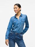 VILA VIBISTA POCKET DENIM SHIRT, Medium Blue Denim, highres - 14033008_MediumBlueDenim_604568_007.jpg