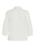 VILA DOTTED 3/4 SLEEVED TOP, Cloud Dancer, highres - 14102158_CloudDancer_002.jpg