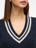 VILA V-AUSSCHNITT STRICKWESTE, Navy Blazer, highres - 14109923_NavyBlazer_1217532_006.jpg