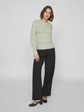Vila DETAILED KNITTED PULLOVER, Cameo Green, highres - 14094027_CameoGreen_005.jpg