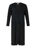 Vila CURVE - LONG CARDIGAN, Black, highres - 14074429_Black_001.jpg