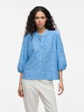 VILA VIFINA 3/4 SLEEVED CAMICIA, Blissful Blue, highres - 14113197_BlissfulBlue_003.jpg