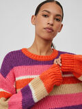 Vila STRIPED KNITTED PULLOVER, Fandango Pink, highres - 14080979_FandangoPink_985415_006.jpg