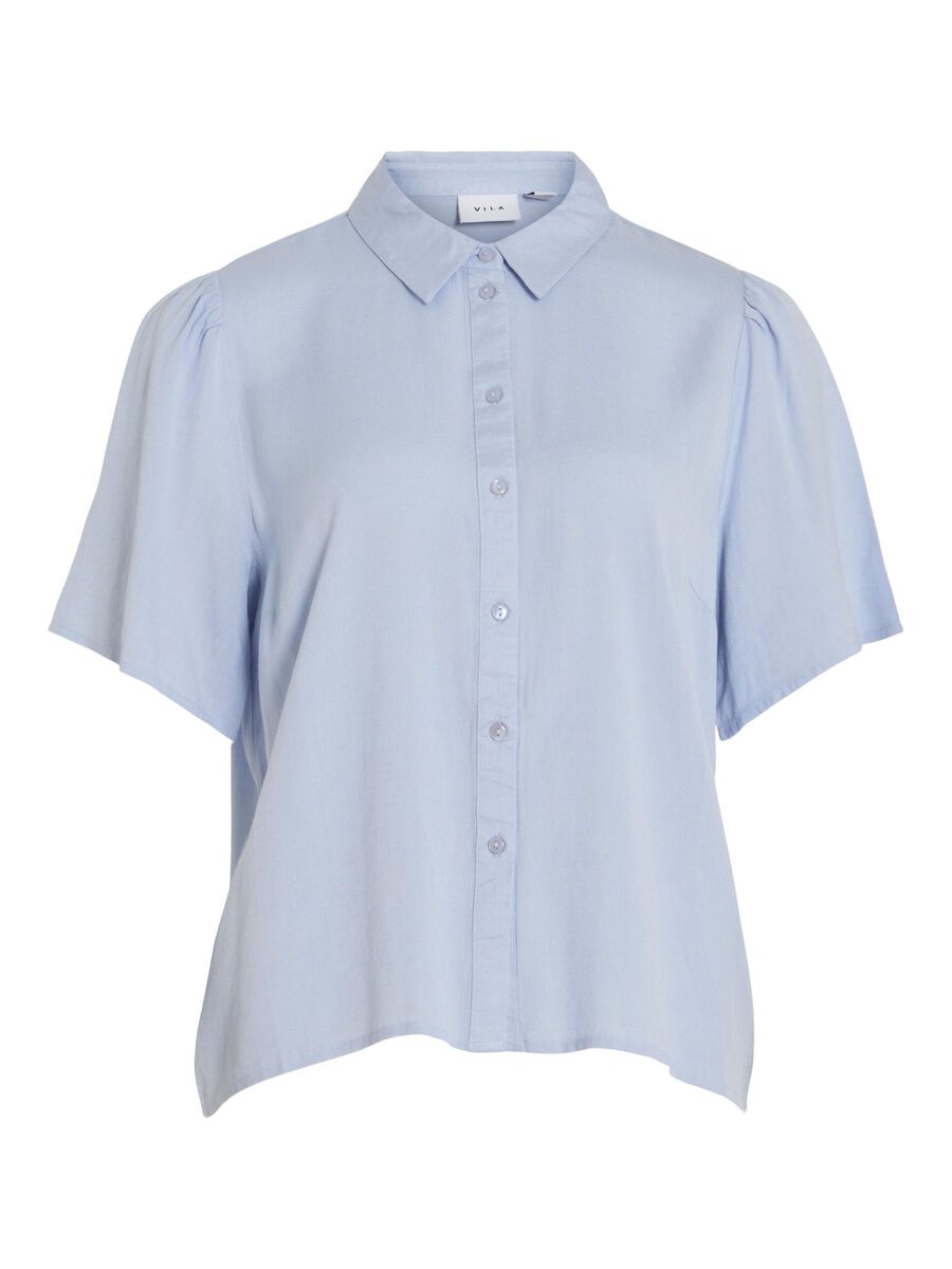 VILA SHORT SLEEVED SHIRT, Kentucky Blue, highres - 14102507_KentuckyBlue_001.jpg