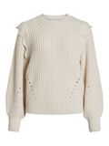 Vila CURVE - KNITTED PULLOVER, White Sand, highres - 14095495_WhiteSand_001.jpg