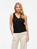 VILA VIVUA SLEEVELESS KNITTED TOP, Black, highres - 14111968_Black_003.jpg