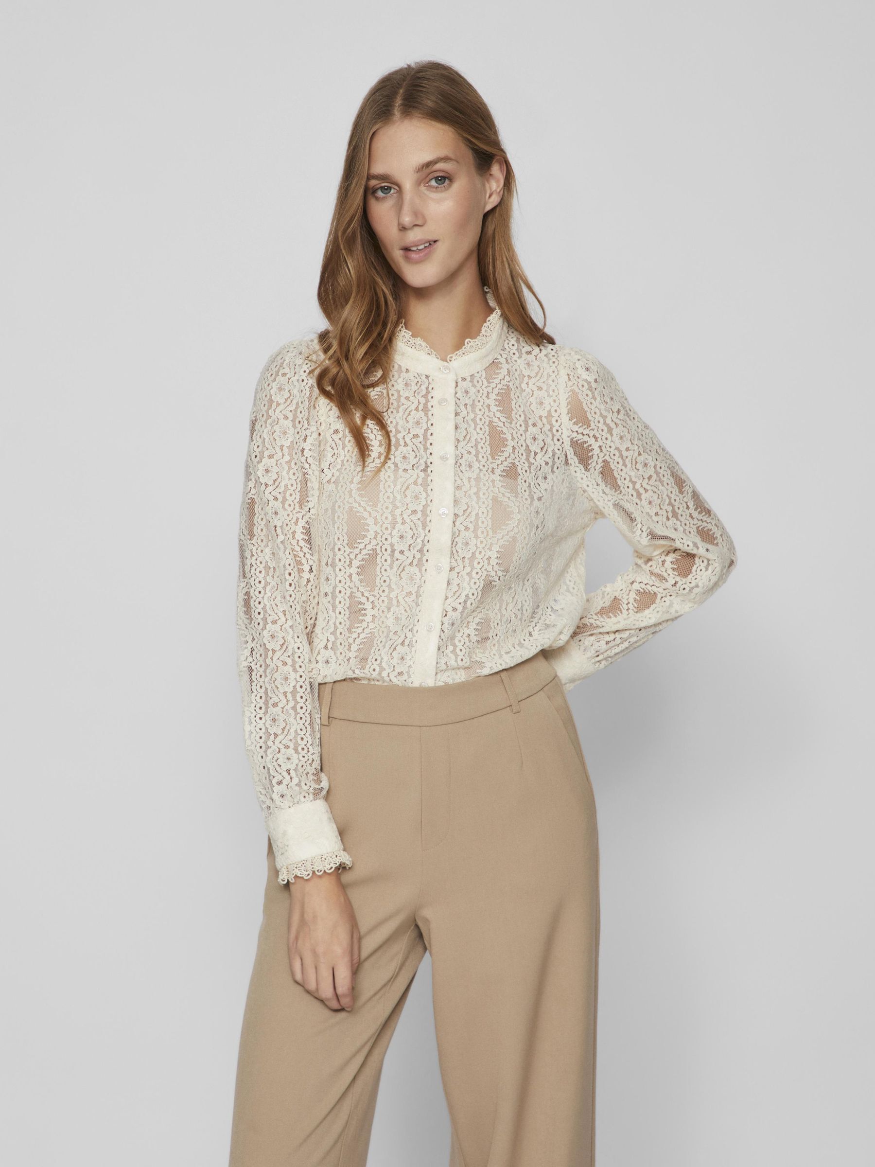 Camisas en best sale encaje