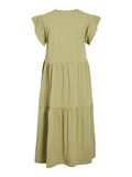 VILA SHORT SLEEVE MIDI DRESS, Sage, highres - 14087542_Sage_002.jpg