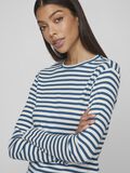 Vila RIBBED LONG SLEEVED TOP, Moroccan Blue, highres - 14084649_MoroccanBlue_1040668_006.jpg