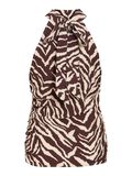 Product image thumbnail - VIJULIET HALTERTOP, Coffee Bean | 6