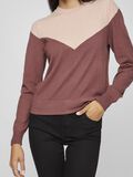 VILA ROUND NECK KNITTED PULLOVER, Rose Brown, highres - 14102914_RoseBrown_1161550_007.jpg