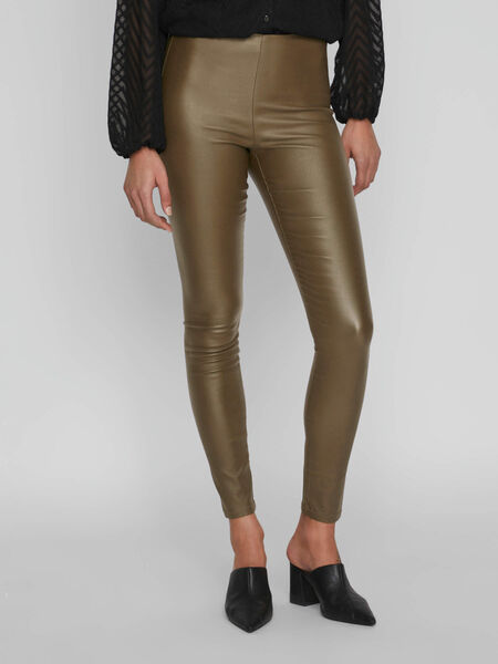 Vila BESCHICHTETE MID WAIST LEGGINGS, Crocodile, highres - 14079967_Crocodile_003.jpg