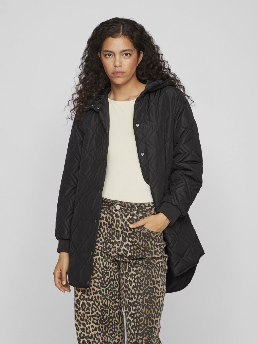 VILA HOODED COAT, Black Beauty, highres - 14098250_BlackBeauty_003.jpg