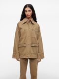 VILA BUTTONED DENIM JACKET, Petrified Oak, highres - 14107803_PetrifiedOak_003.jpg