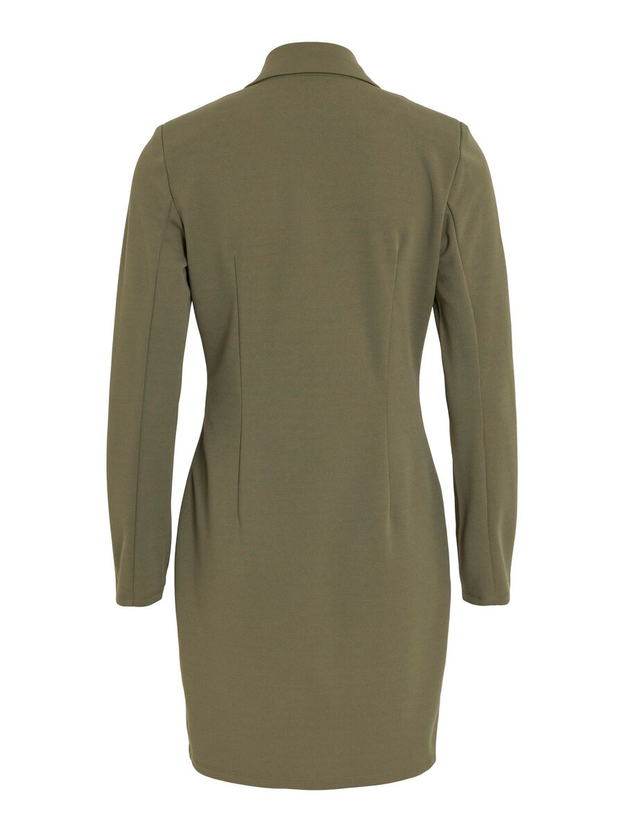 VILA DOUBLE-BREASTED BLAZER DRESS, Dusty Olive, highres - 14105115_DustyOlive_002.jpg
