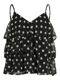 VILA VIHARLEY TIERED STRAP TOP, Black, highres - 14114577_Black_1259646_001.jpg