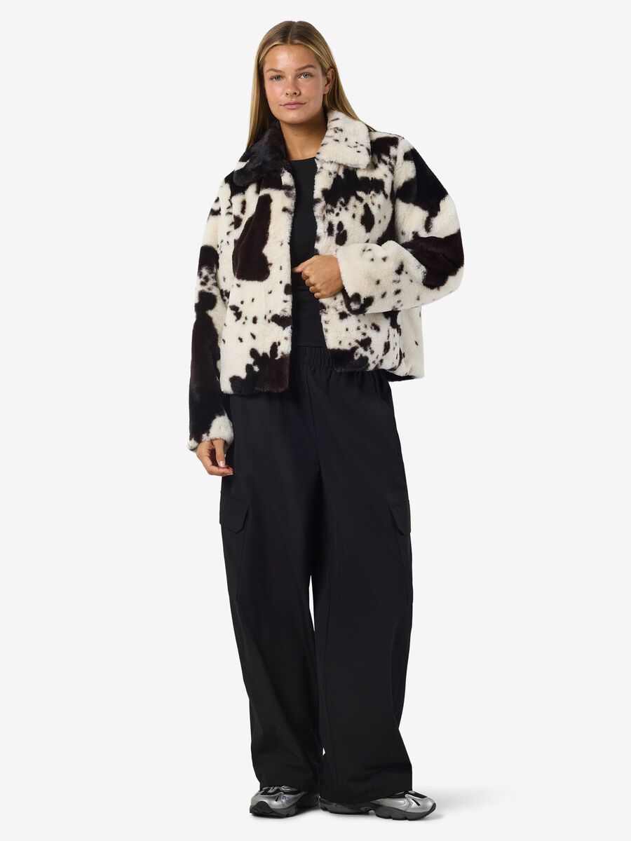 Product carousel image - COW PRINT COAT, Birch | 2