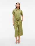 VILA FRONT KNOT SHORT SLEEVED SHIRT, Sage, highres - 14096244_Sage_005.jpg
