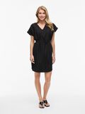 VILA SHORT SLEEVED SHORT DRESS, Black Beauty, highres - 14105084_BlackBeauty_005.jpg
