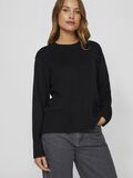 VILA ROUND NECK KNITTED PULLOVER, Black Beauty, highres - 14102628_BlackBeauty_007.jpg