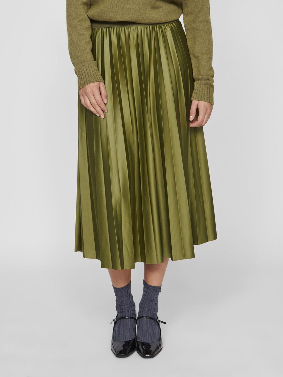 VILA VINITBAN - PLISSÉE JUPE MI-LONGUE, Capulet Olive, highres - 14063241_CapuletOlive_003.jpg