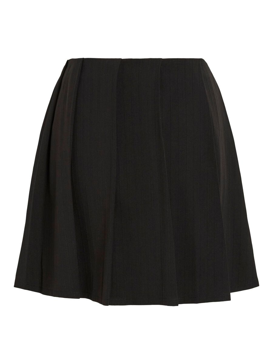 VILA VIBETINA PLEATED MINI SKIRT, Black, highres - 14110241_Black_002.jpg